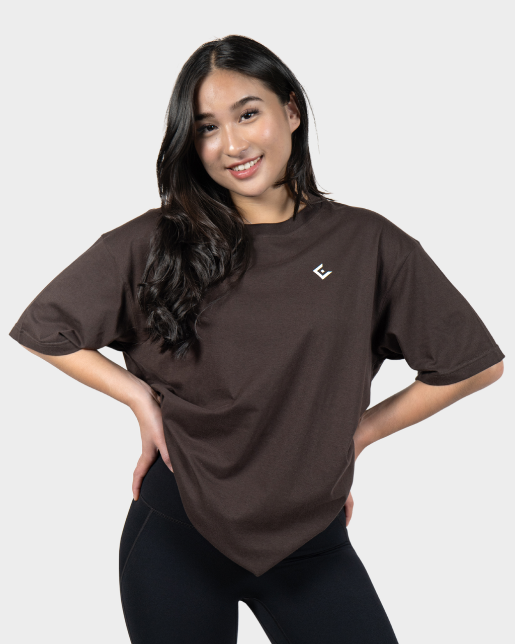 Equipe Active Essential Oversized Tee Crest