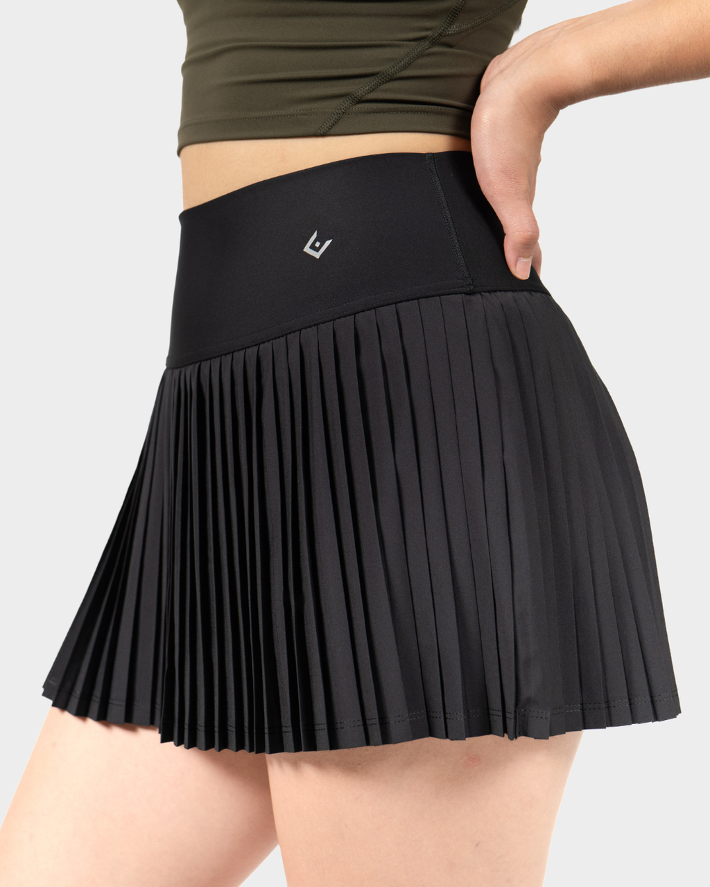 Equipe Active Baseline Pleated Tennis Skirt