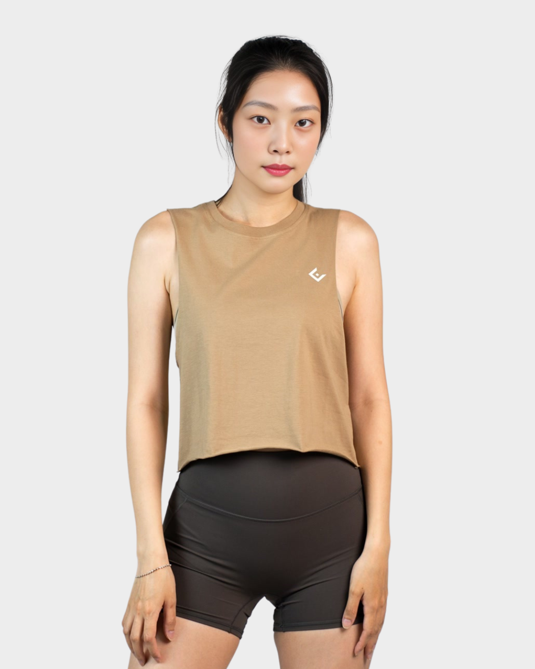 Equipe Active Essential Crop Tank Crest