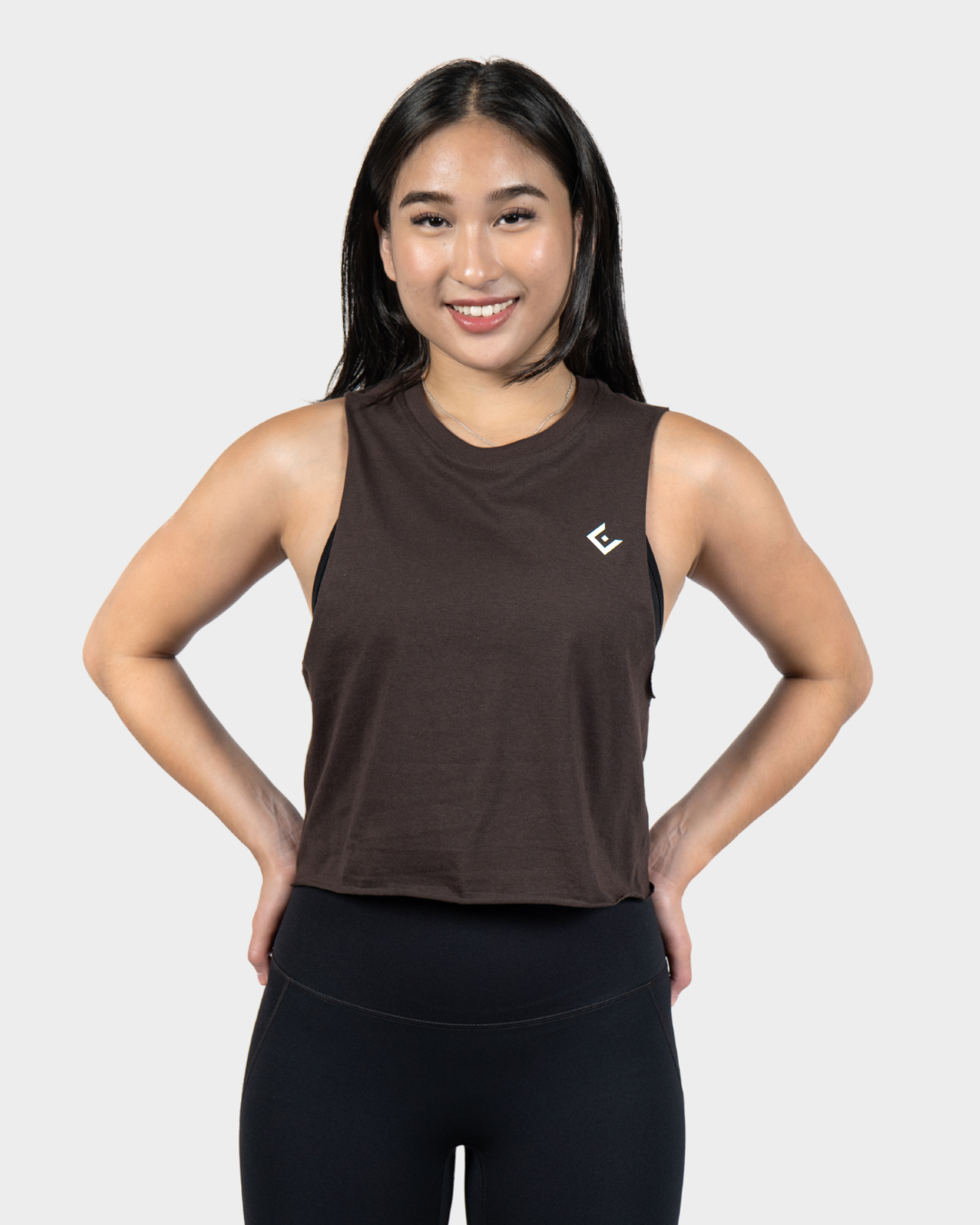 Equipe Active Essential Crop Tank Crest