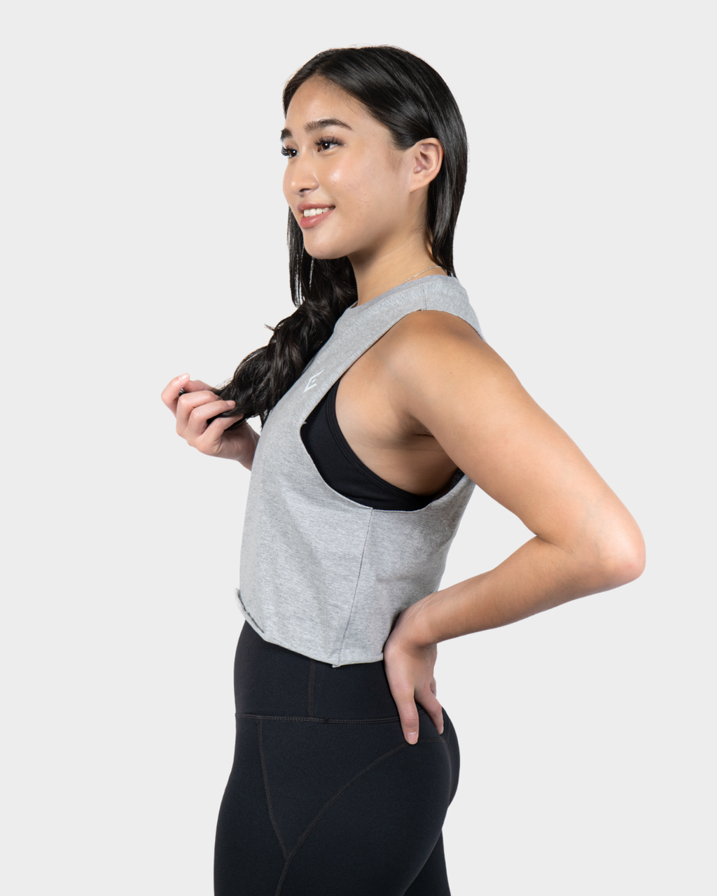 Equipe Active Essential Crop Tank Crest
