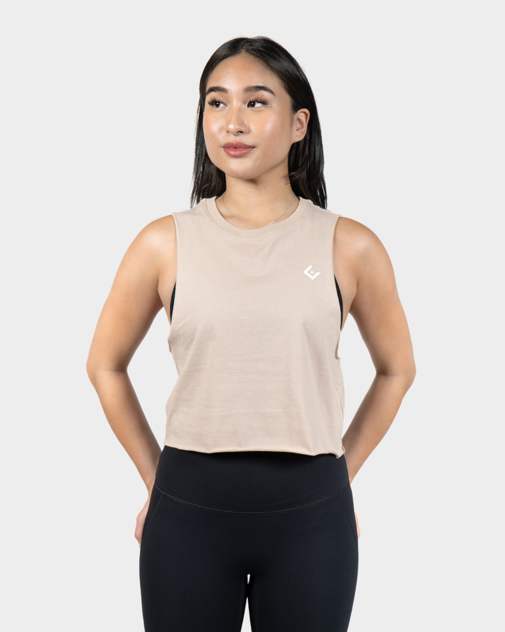 Equipe Active Essential Crop Tank Crest
