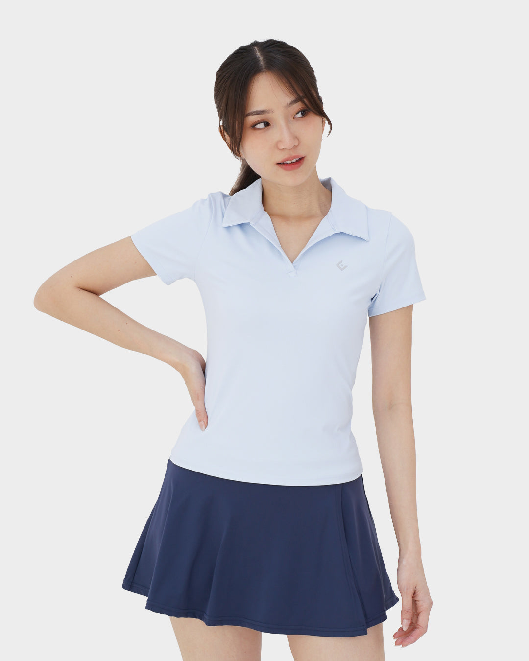 Equipe Active Open Collar Polo Top