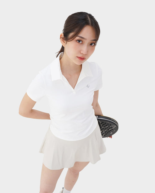 Equipe Active Open Collar Polo Top