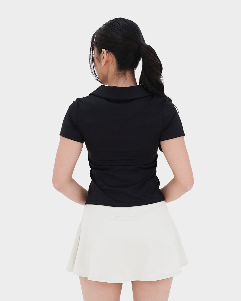 Equipe Active Open Collar Polo Top