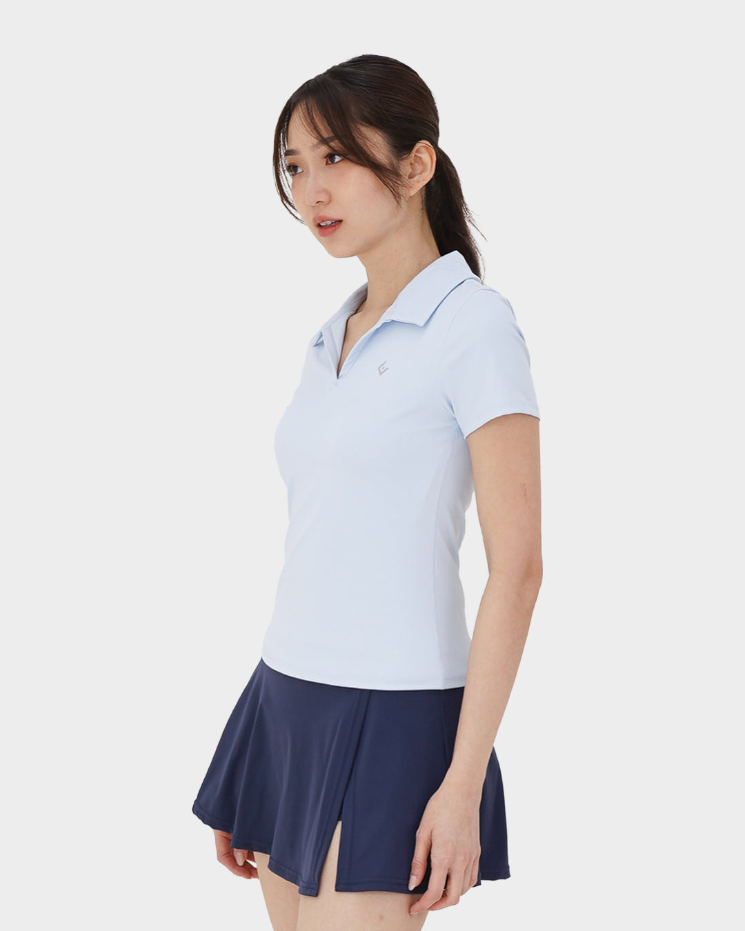 Equipe Active Open Collar Polo Top