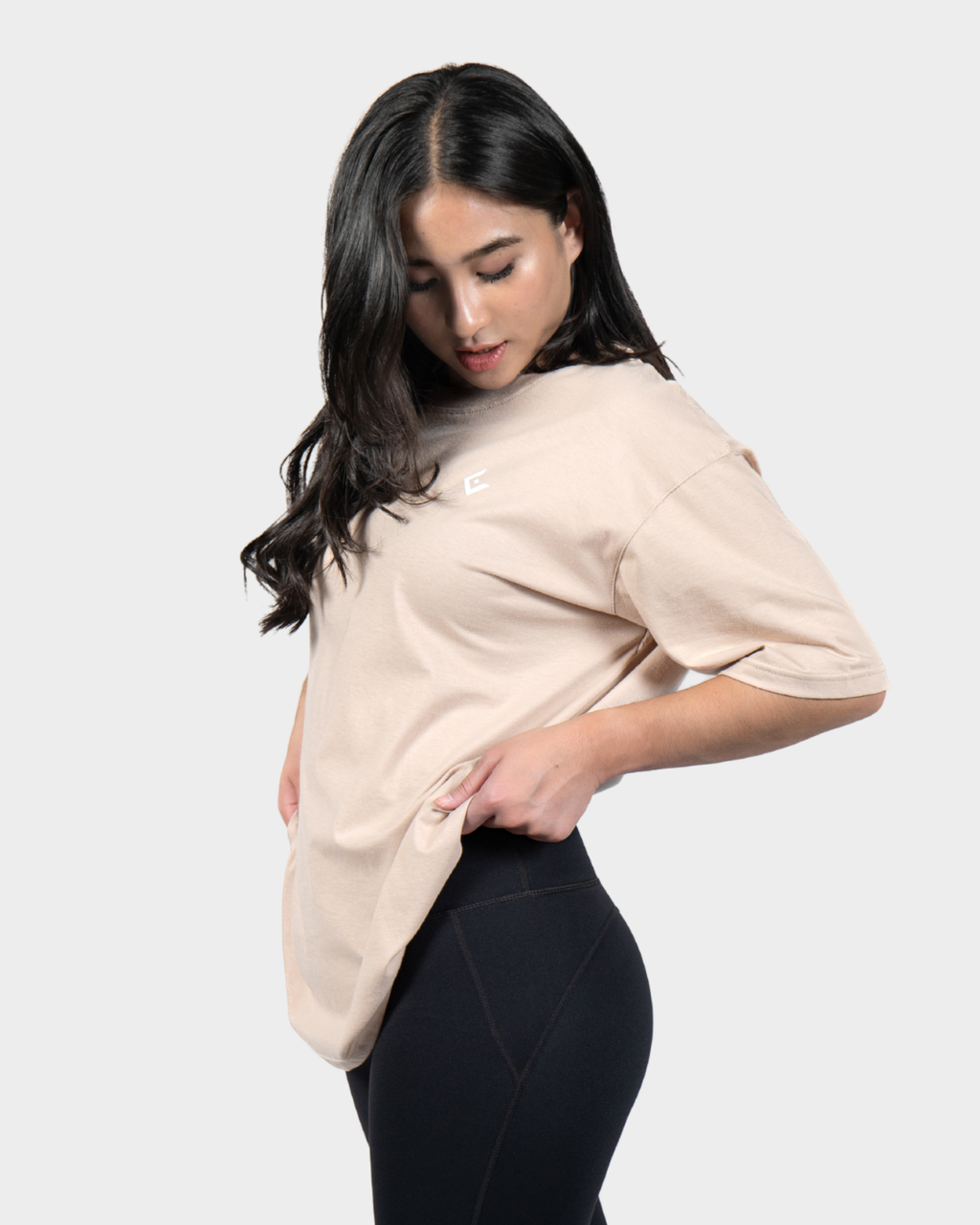 Equipe Active Essential Oversized Tee Crest