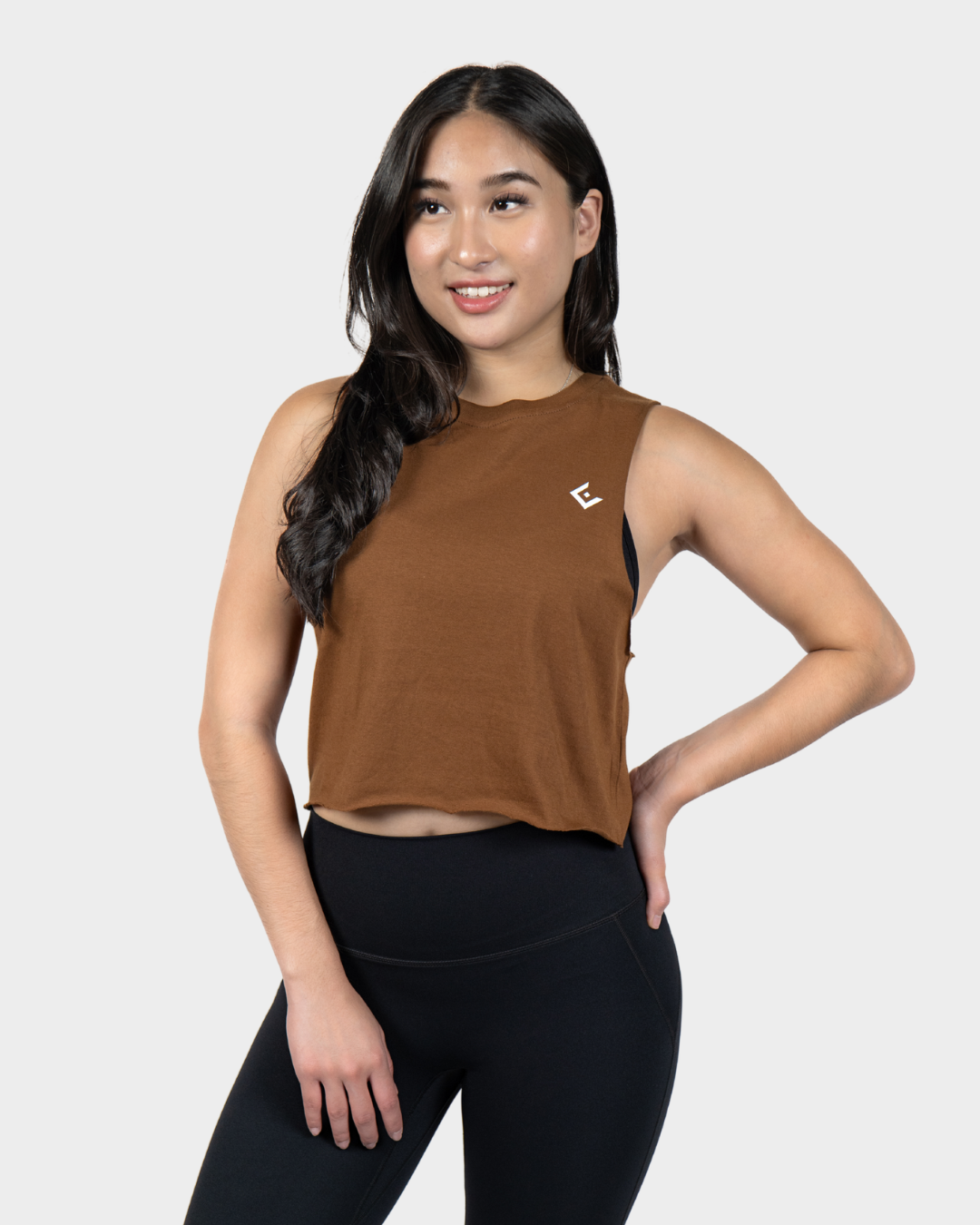 Equipe Active Essential Crop Tank Crest