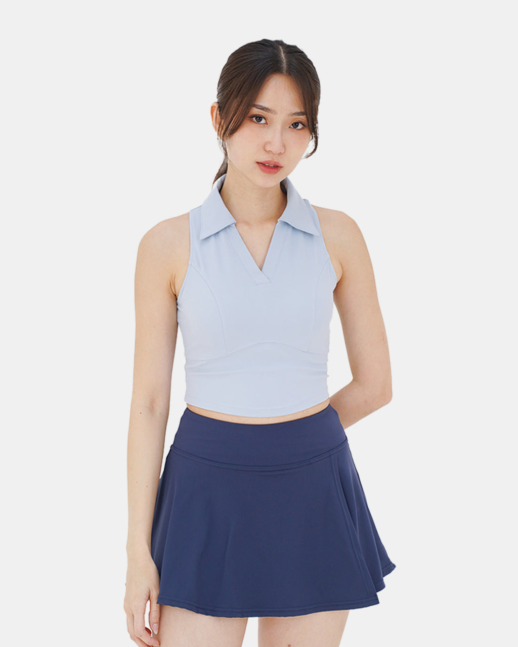 Equipe Active Sleeveless Polo Bra Top